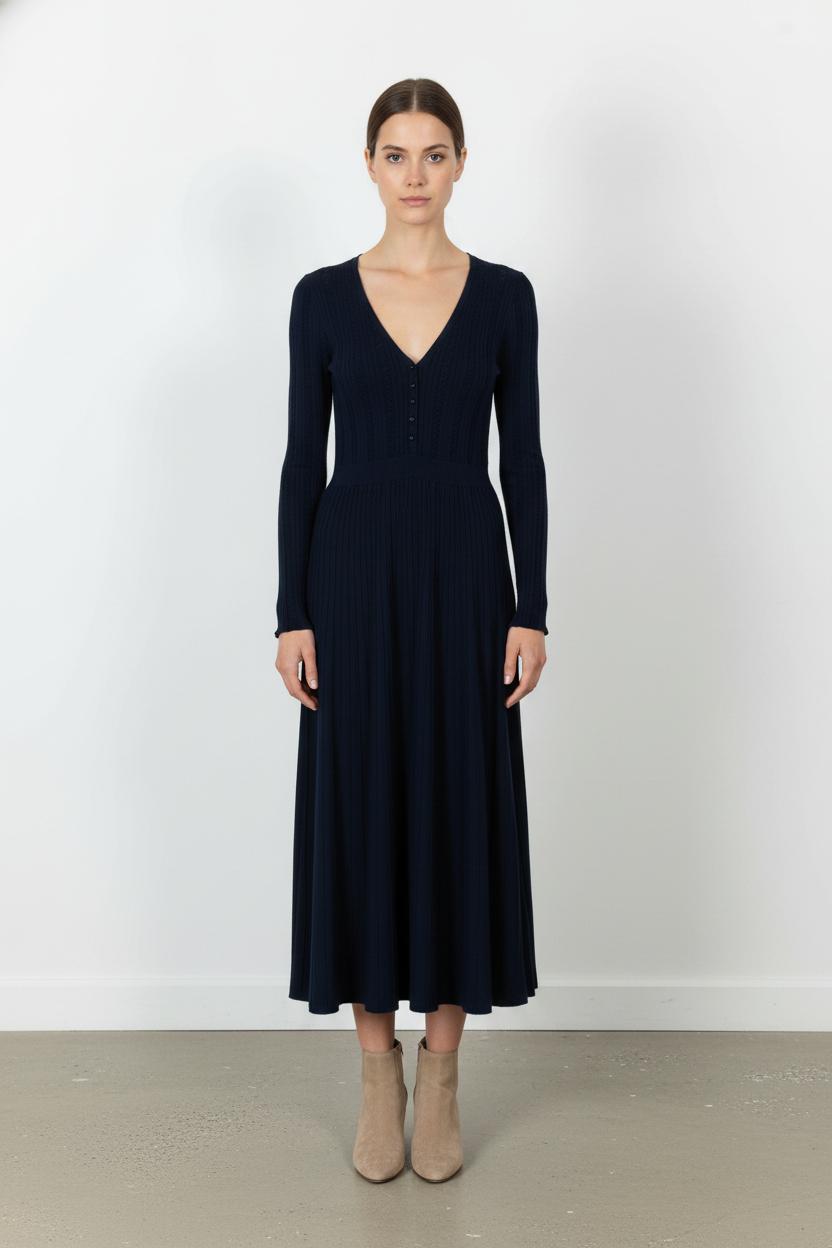 Robe Longue Bleue - Taille XS/34 de la marque Petite Mendigote | PARAD105144 - Vendu par Paradigme - Image 1