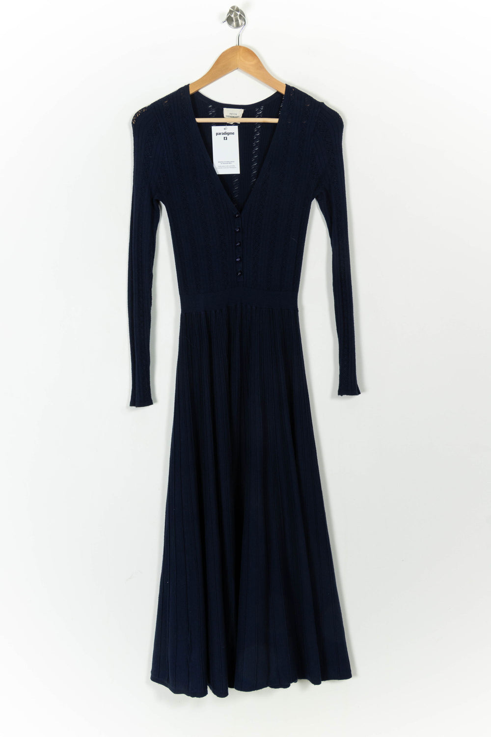 Robe Longue Bleue - Taille XS/34 de la marque Petite Mendigote | PARAD105144 - Vendu par Paradigme - Image 2