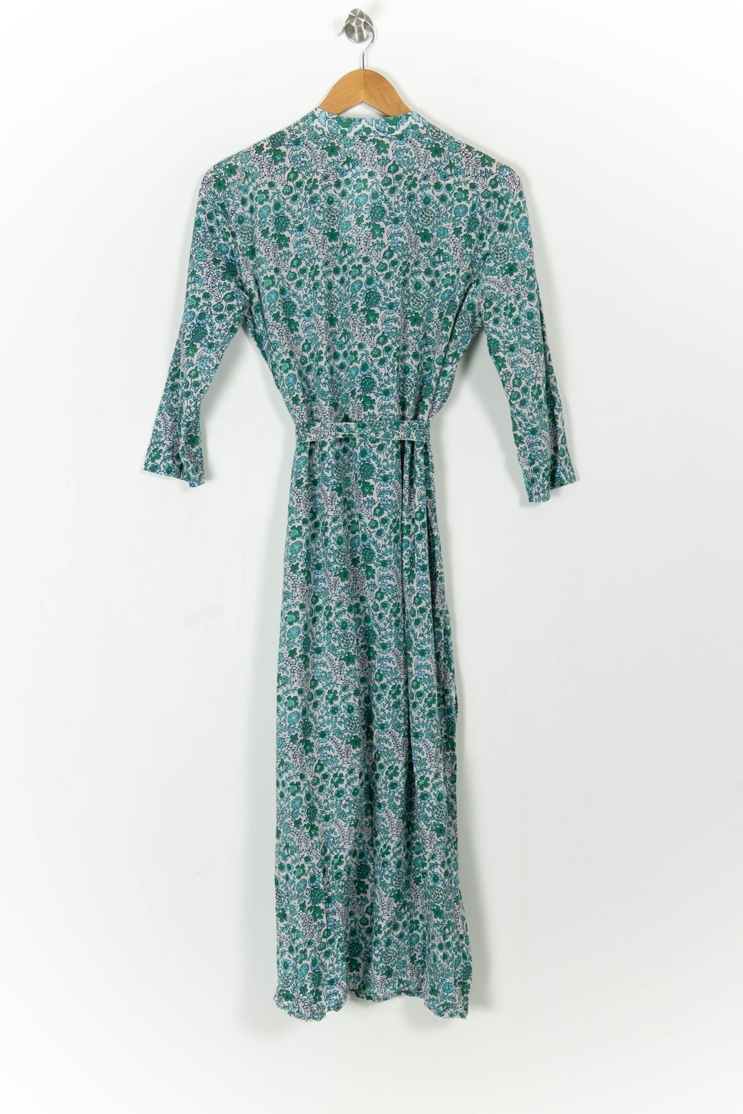 Robe Longue Verte et Blanche - Taille S/36 de la marque Petite Mendigote | PARAD105148 - Vendu par Paradigme - Image 4
