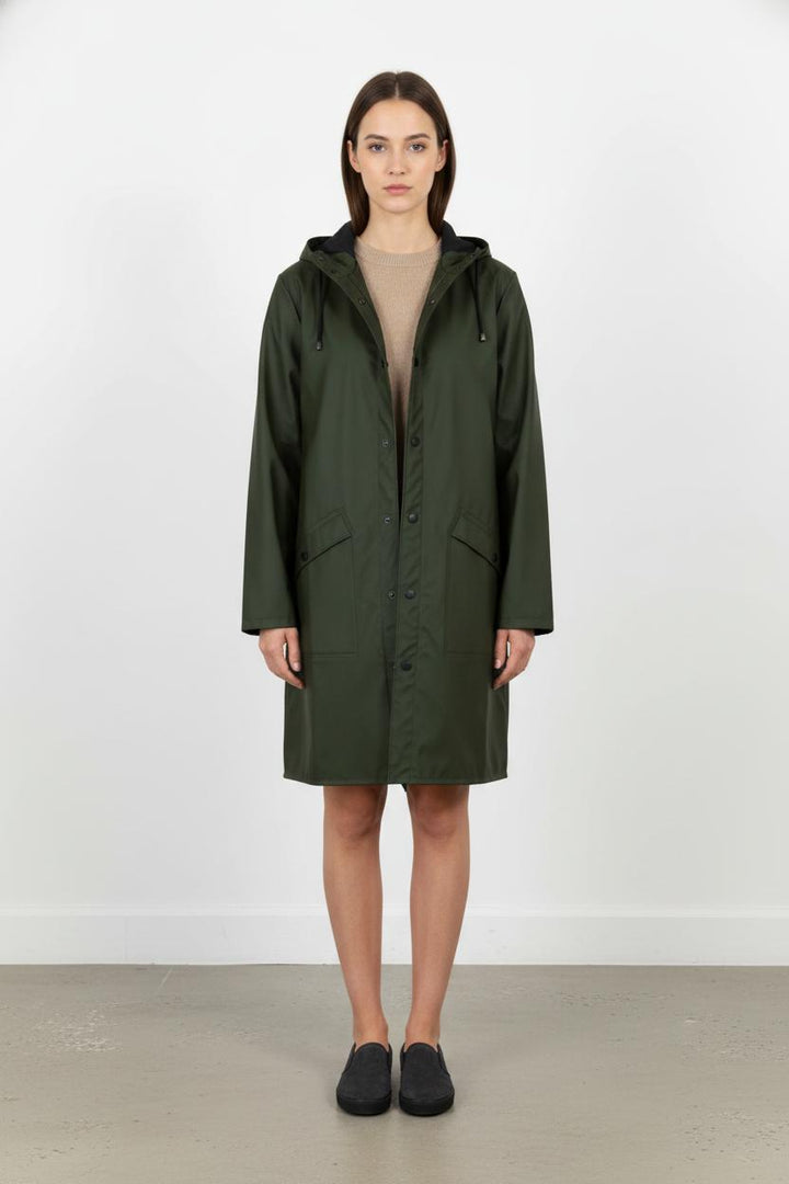 Imperméable Vert - Taille S/36 de la marque Rains | PARAD105157 - Vendu par Paradigme - Image 1