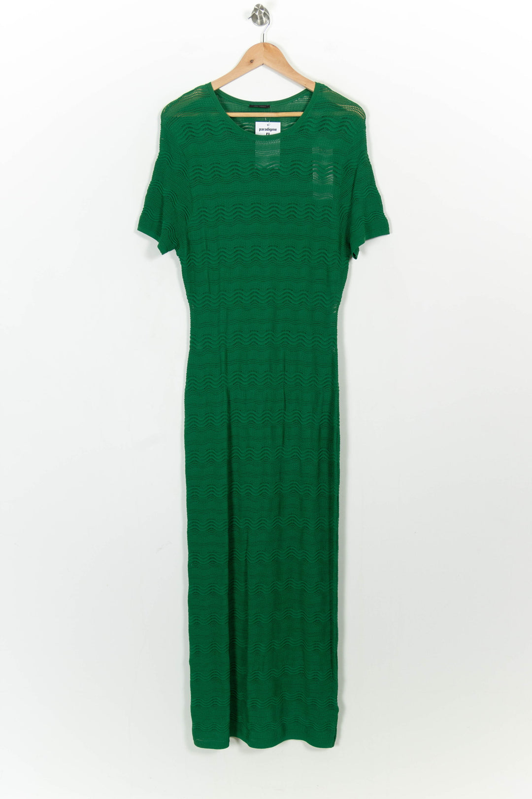 Robe Longue Verte - Taille L/40 de la marque IKKS | PARAD105161 - Vendu par Paradigme - Image 2