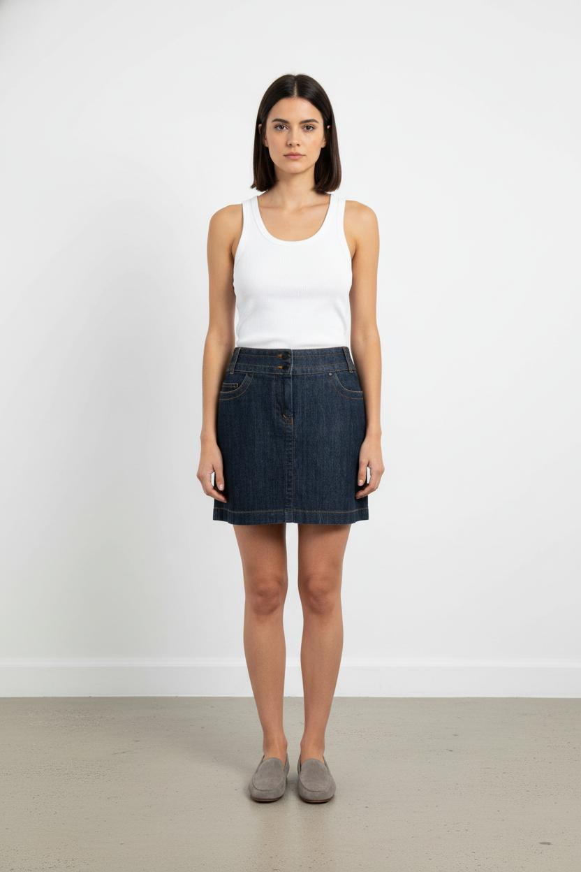 Jupe en Jean Bleue - Taille S/36 de la marque Kookai | PARAD105164 - Vendu par Paradigme - Image 1