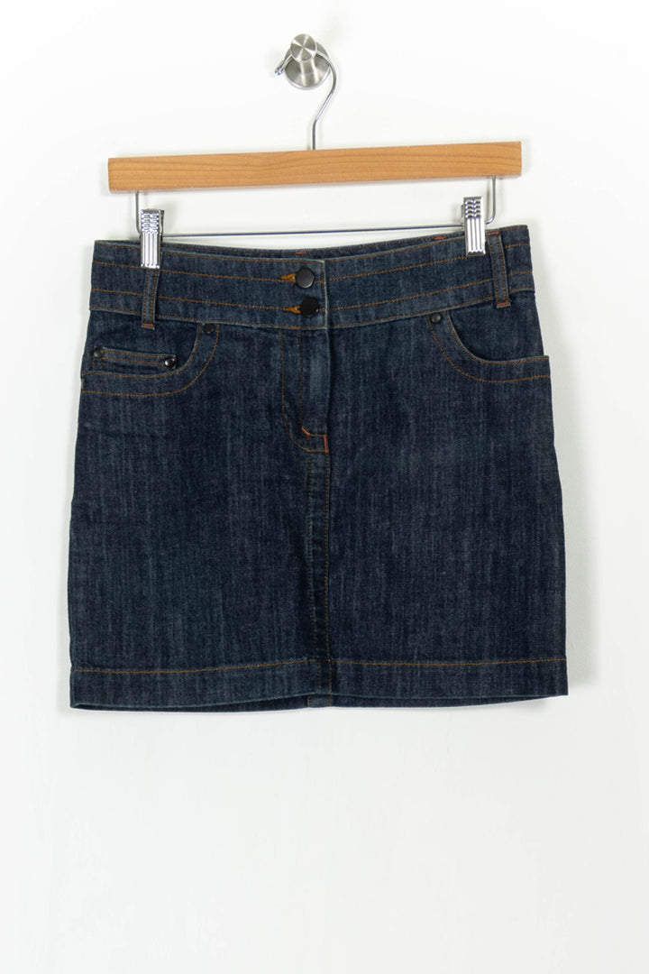 Jupe en Jean Bleue - Taille S/36 de la marque Kookai | PARAD105164 - Vendu par Paradigme - Image 2