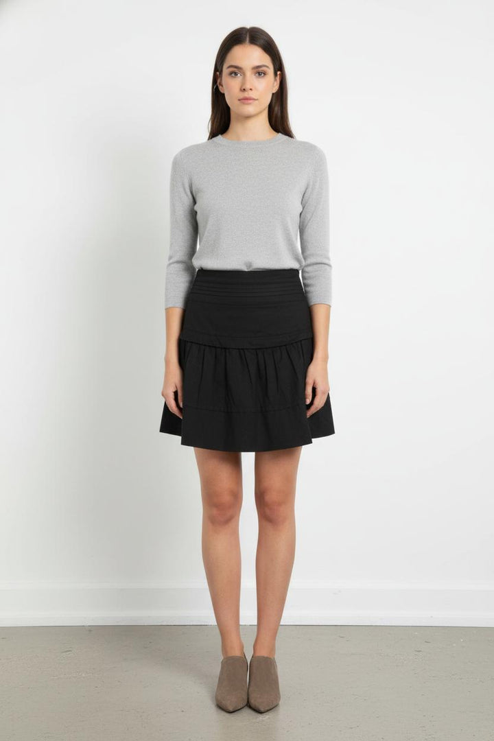 Jupe Volantée Noire - Taille S/36 de la marque Kookai | PARAD105166 - Vendu par Paradigme - Image 1