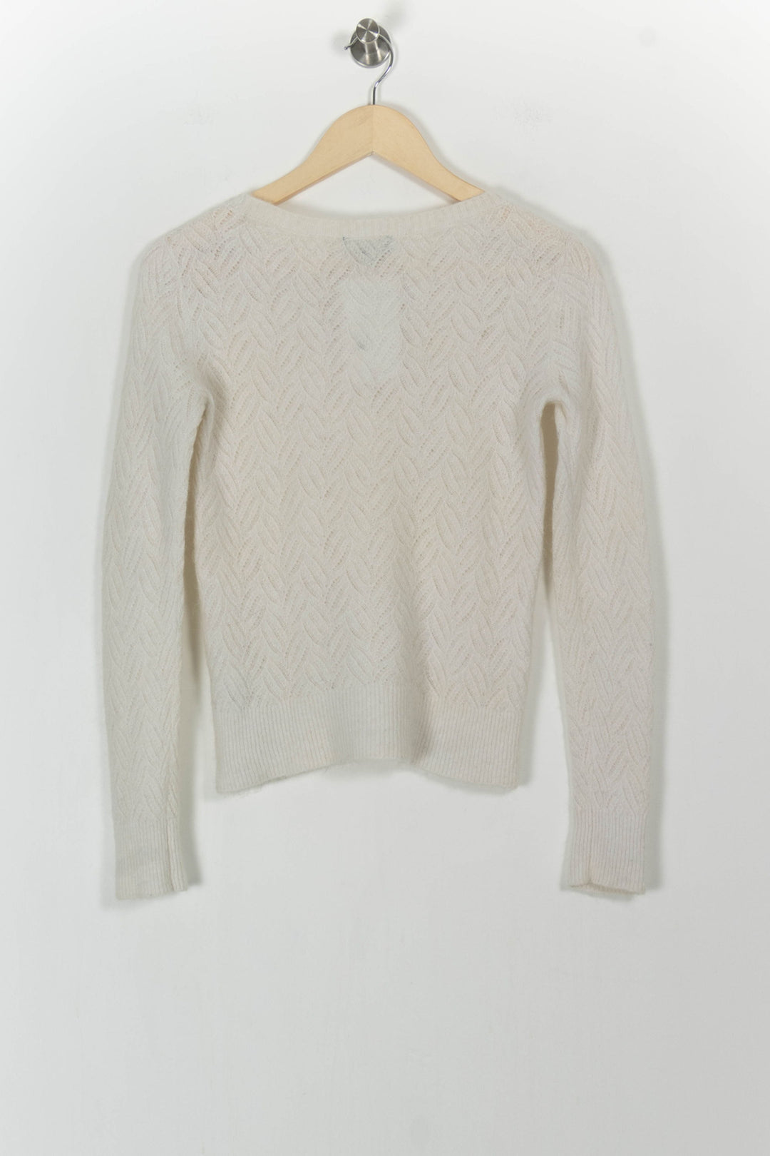 Pull Beige - Taille XS/34 de la marque Caroll | PARAD105167 - Vendu par Paradigme - Image 4