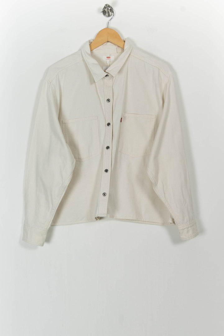 Surchemise en Jean Beige - Taille L/40 de la marque Levi's | PARAD105169 - Vendu par Paradigme - Image 2