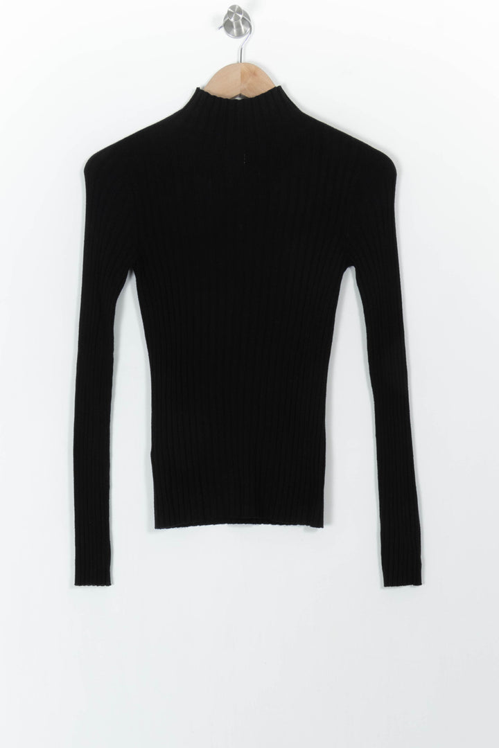 Pull Noir - Taille S/36 de la marque Au Printemps Paris | PARAD105171 - Vendu par Paradigme - Image 4