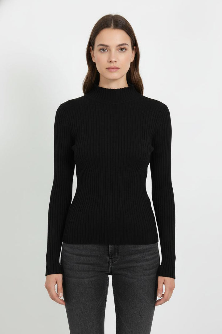 Pull Noir - Taille S/36 de la marque Au Printemps Paris | PARAD105171 - Vendu par Paradigme - Image 1