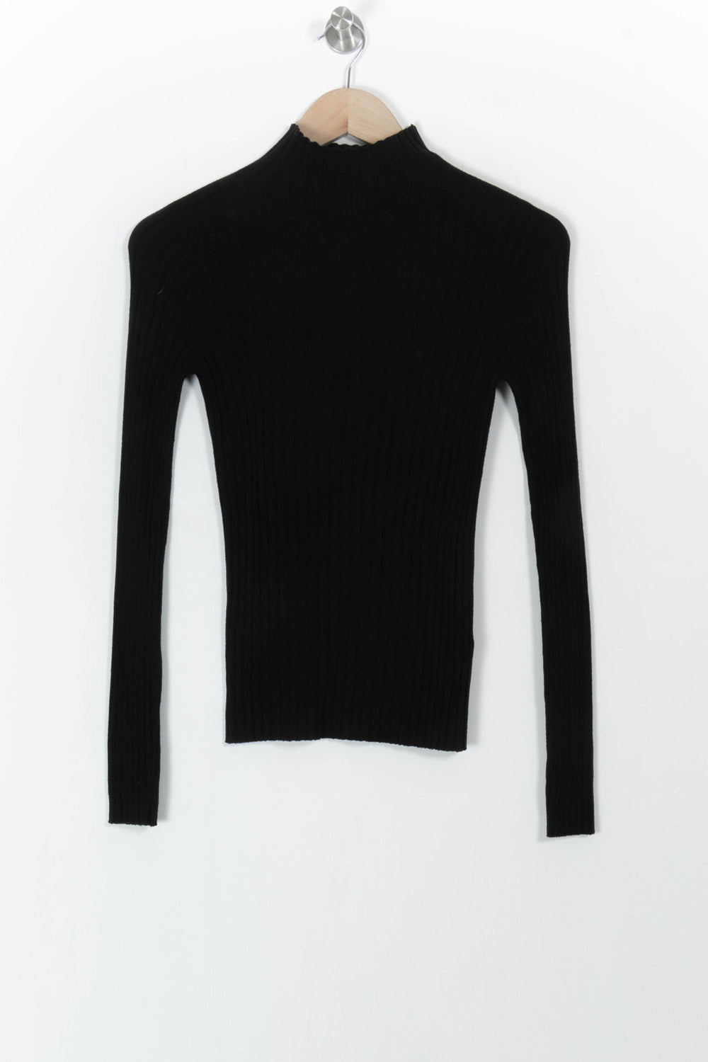 Pull Noir - Taille S/36 de la marque Au Printemps Paris | PARAD105171 - Vendu par Paradigme - Image 2