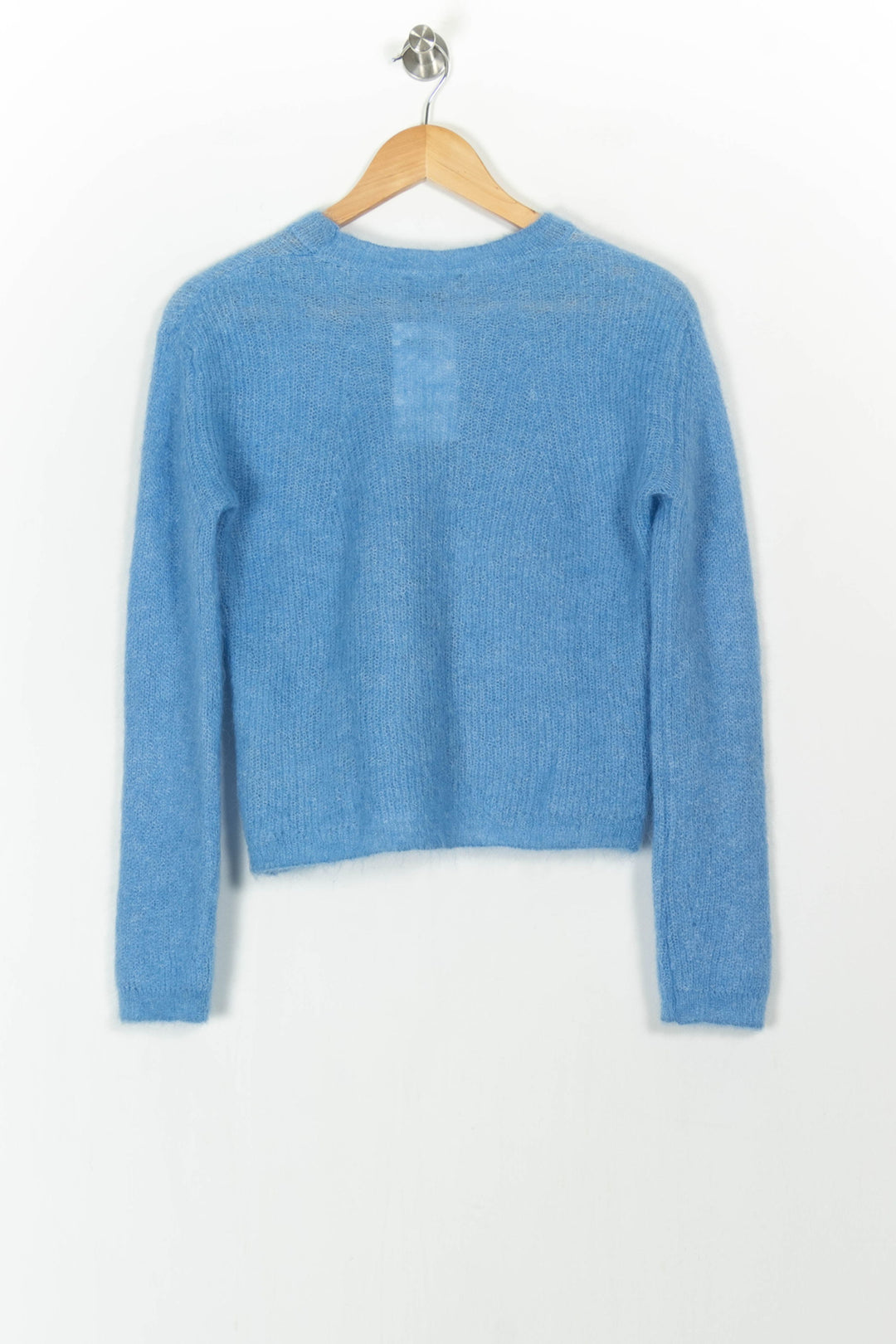 Pull Bleu - Taille XS/34 de la marque Caroll | PARAD105172 - Vendu par Paradigme - Image 4