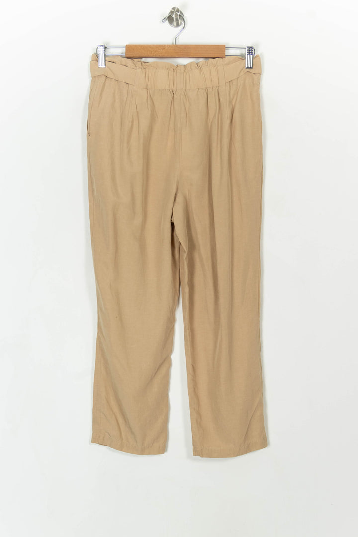 Pantalon Beige - Taille L/40 de la marque Caroll | PARAD105173 - Vendu par Paradigme - Image 4