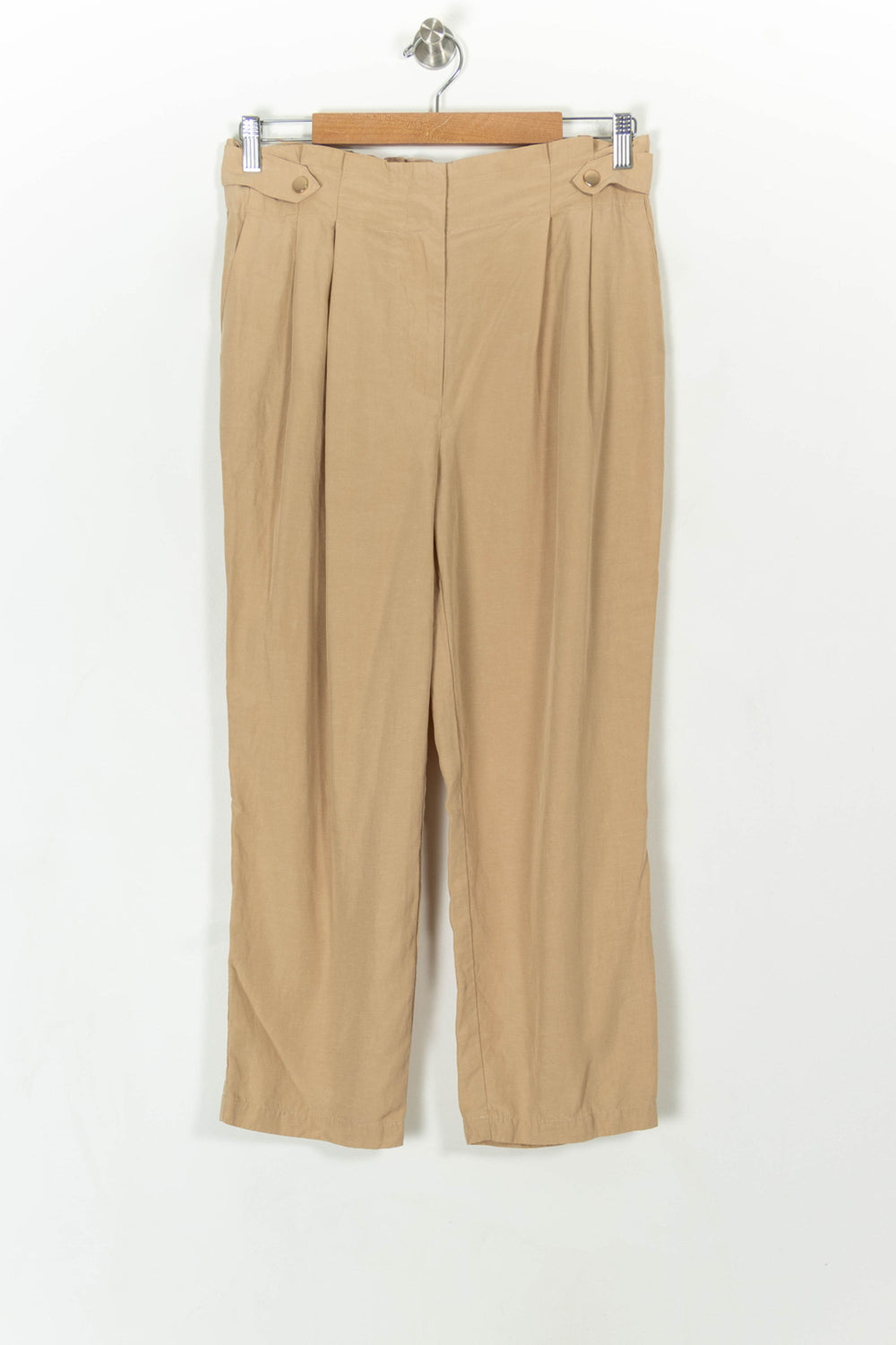 Pantalon Beige - Taille L/40 de la marque Caroll | PARAD105173 - Vendu par Paradigme - Image 2