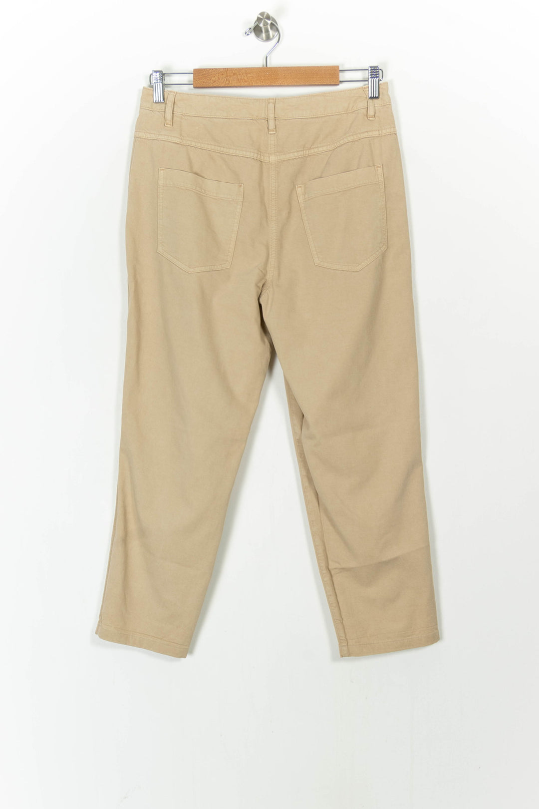 Pantalon Beige - Taille L/40 de la marque Caroll | PARAD105174 - Vendu par Paradigme - Image 4