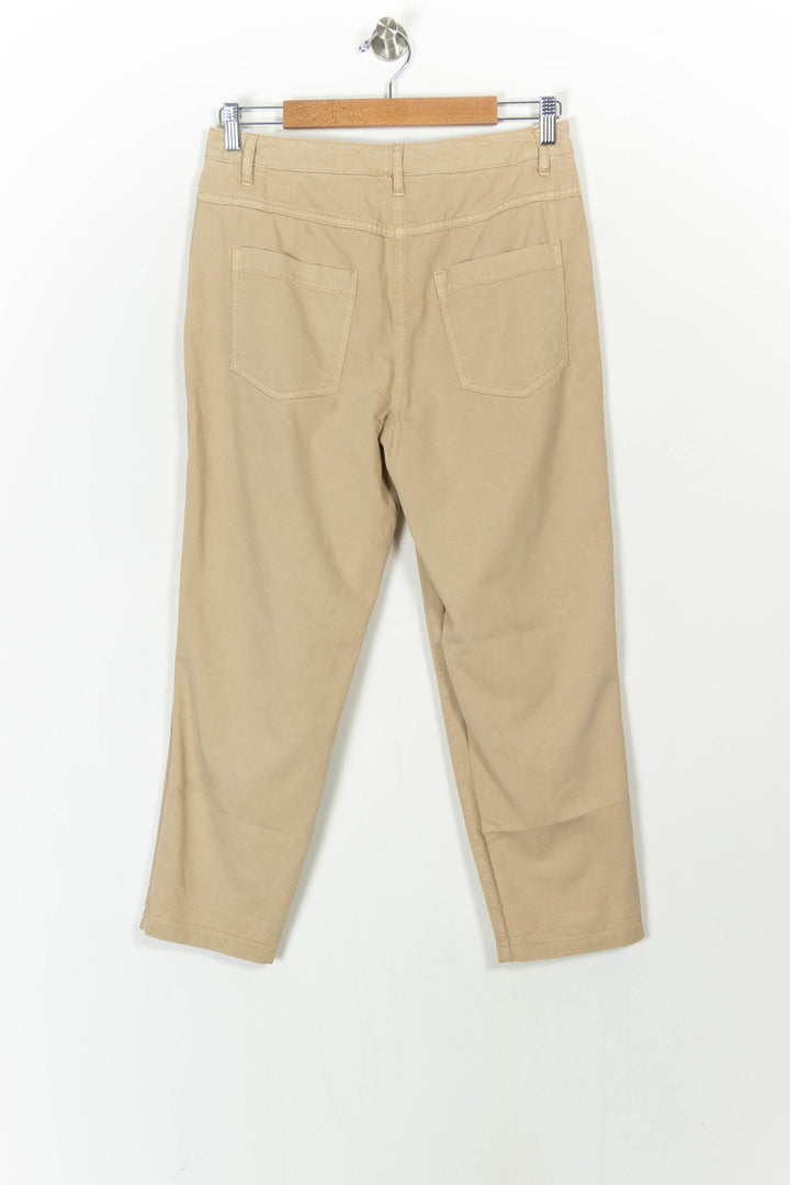 Pantalon Beige - Taille L/40 de la marque Caroll | PARAD105174 - Vendu par Paradigme - Image 4