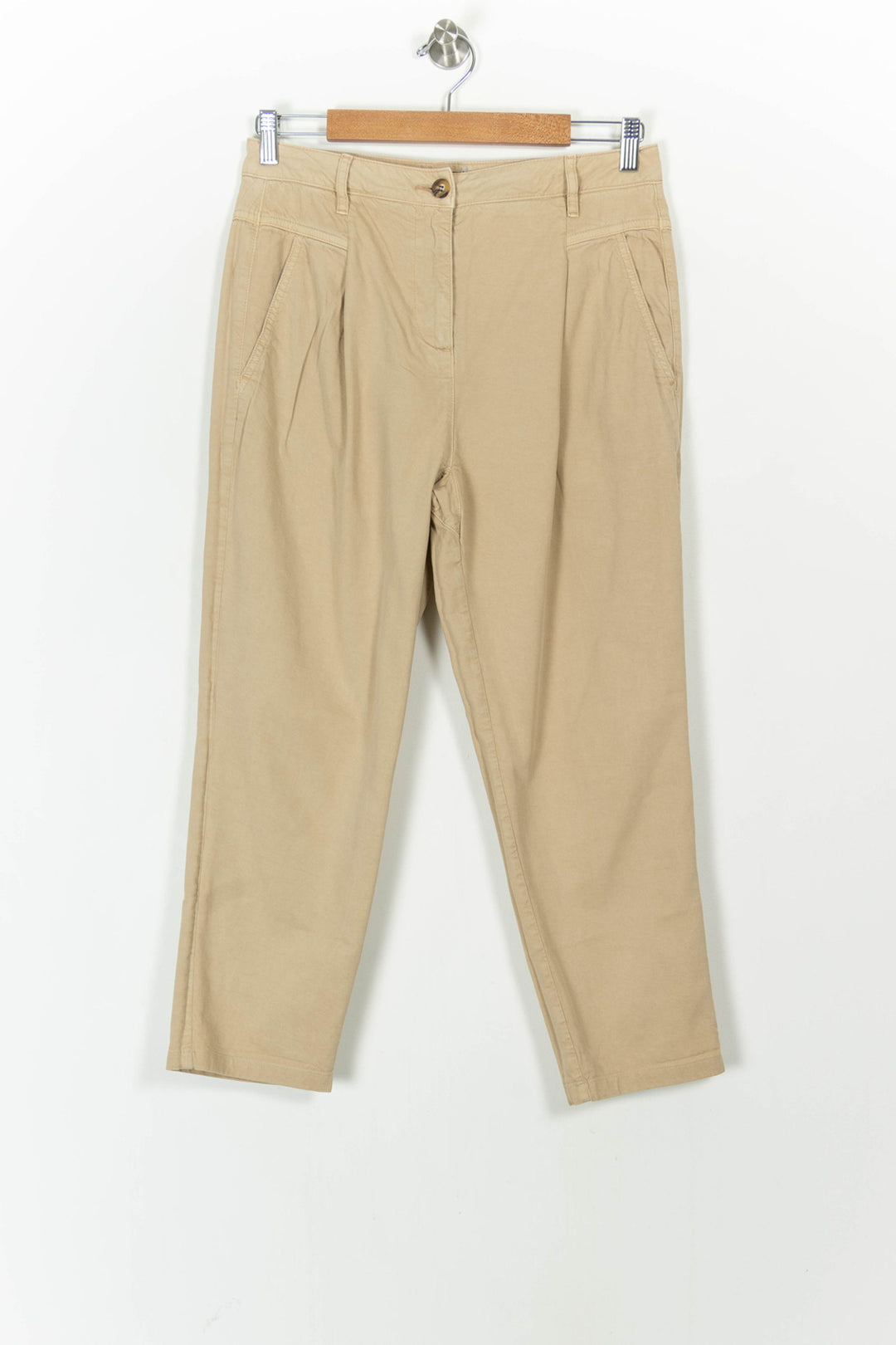 Pantalon Beige - Taille L/40 de la marque Caroll | PARAD105174 - Vendu par Paradigme - Image 2