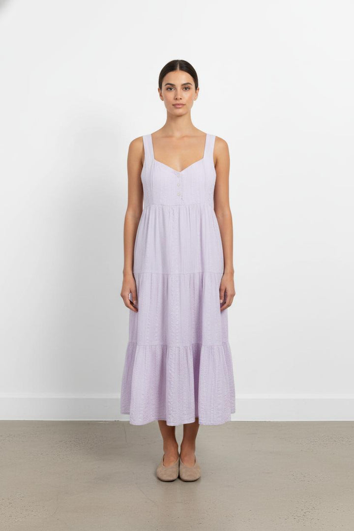 Robe Longue Lilas - Taille M/38 de la marque Kookai | PARAD105179 - Vendu par Paradigme - Image 1
