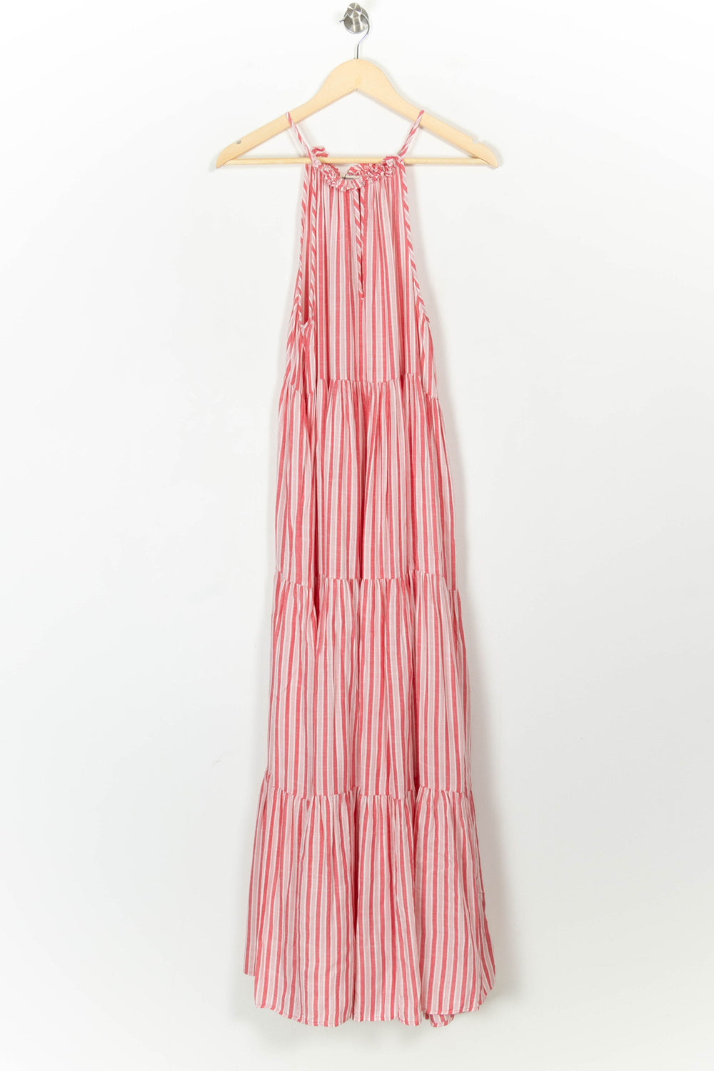 Robe Longue Rose et Blanche - Taille L/40 de la marque Petite Mendigote | PARAD105181 - Vendu par Paradigme - Image 2