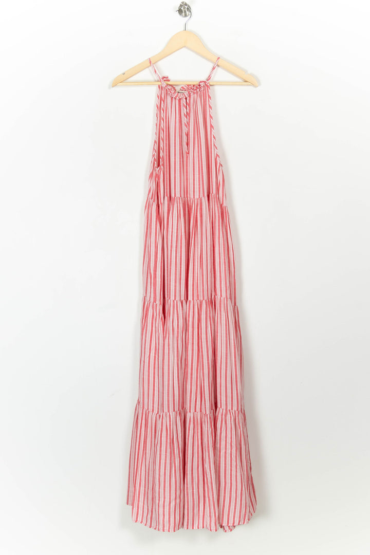 Robe Longue Rose et Blanche - Taille L/40 de la marque Petite Mendigote | PARAD105181 - Vendu par Paradigme - Image 2
