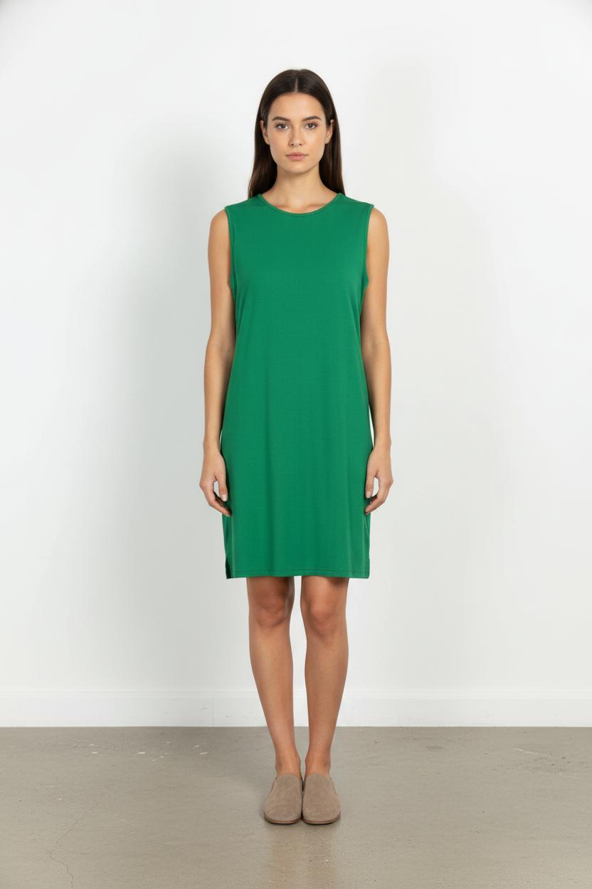 Robe Sans Manches Verte - Taille L/40 de la marque IKKS | PARAD105182 - Vendu par Paradigme - Image 1