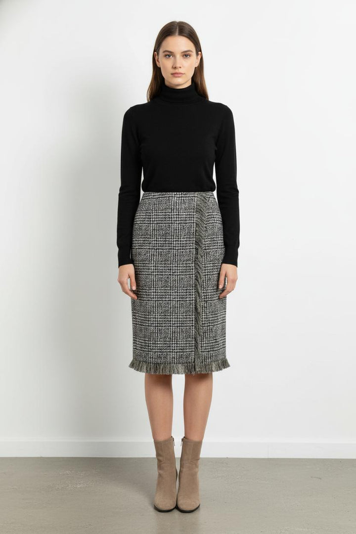 Jupe Crayon Noir et Blanc - Taille M/38 de la marque Bimba y Lola | PARAD105196 - Vendu par Paradigme - Image 1