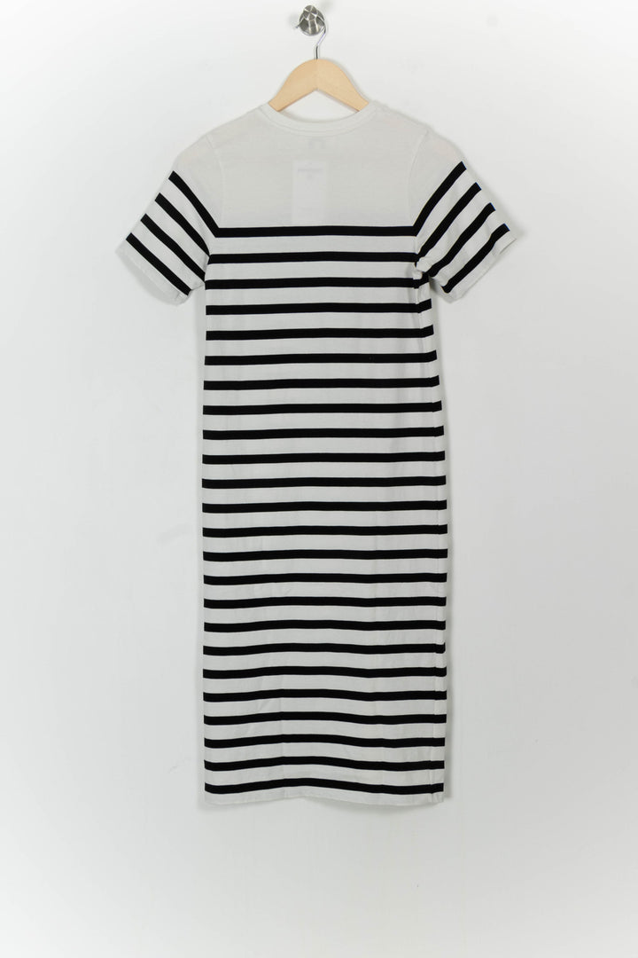 Robe Longue Rayée Noire et Blanche - Taille XS/34 de la marque Balzac Paris | PARAD105206 - Vendu par Paradigme - Image 4