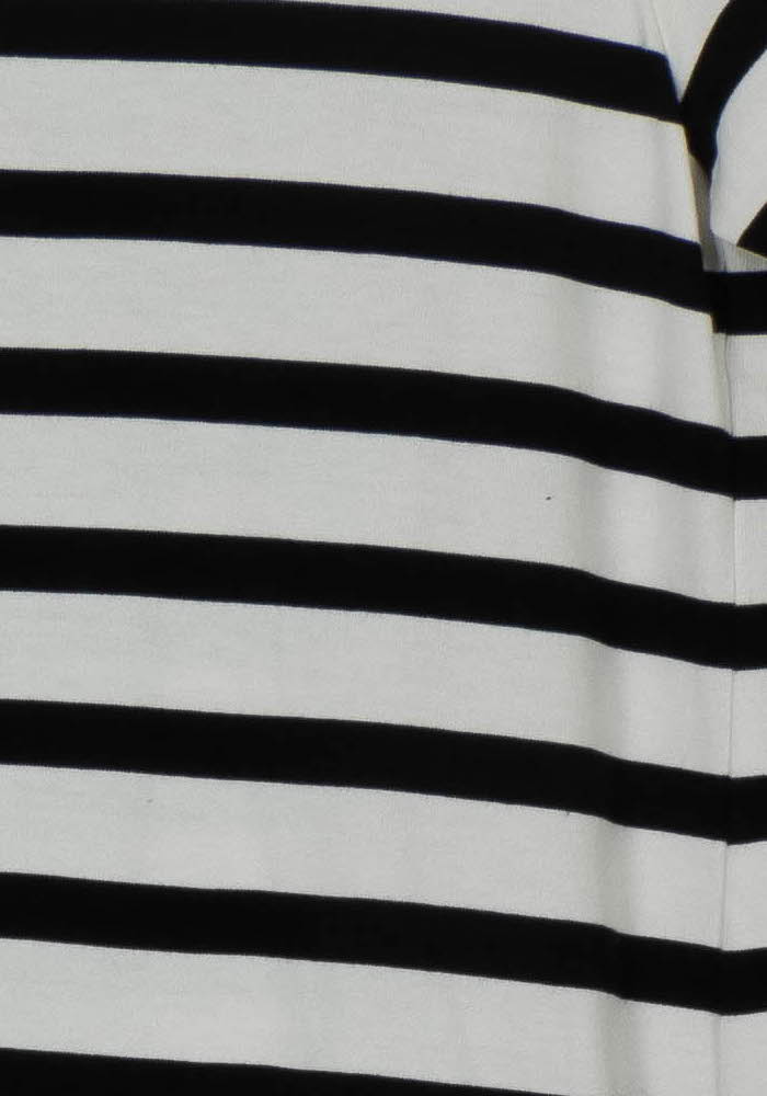 Robe Longue Rayée Noire et Blanche - Taille XS/34 de la marque Balzac Paris | PARAD105206 - Vendu par Paradigme - Image 3