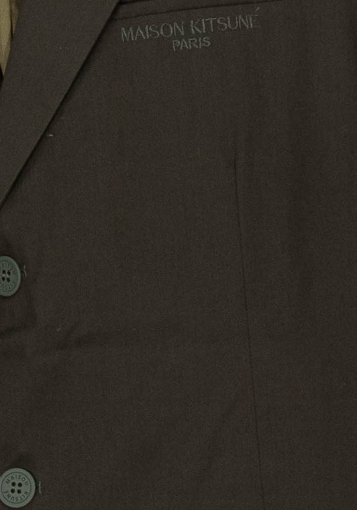 Veste Marron - Taille M/38 de la marque Maison Kitsuné | PARAD105209 - Vendu par Paradigme - Image 3