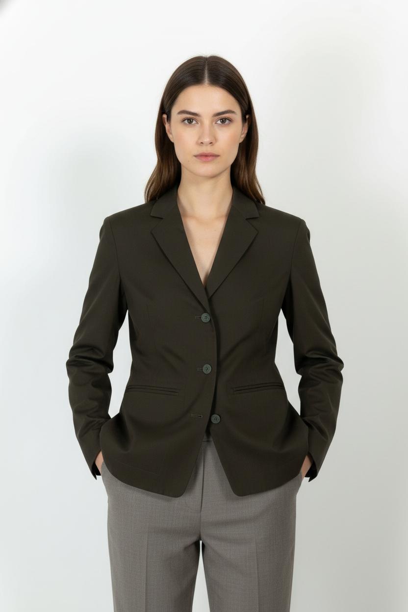 Veste Marron - Taille M/38 de la marque Maison Kitsuné | PARAD105209 - Vendu par Paradigme - Image 1