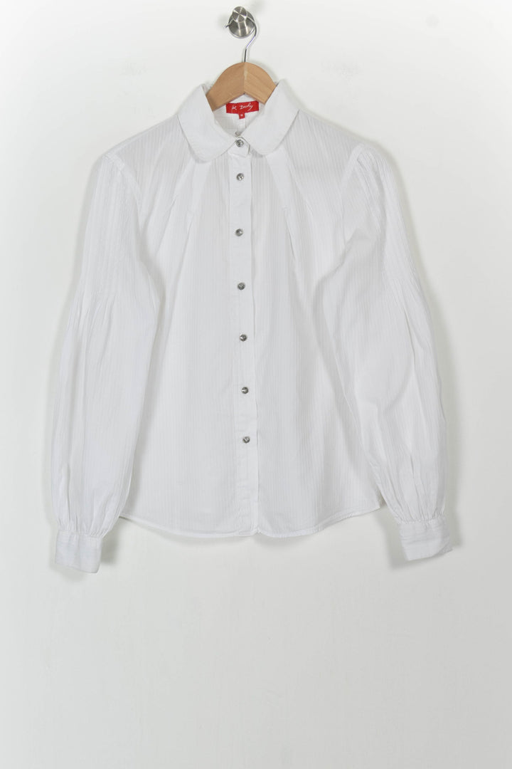Chemise Blanche - Taille M/38 de la marque Derhy | PARAD105211 - Vendu par Paradigme - Image 2