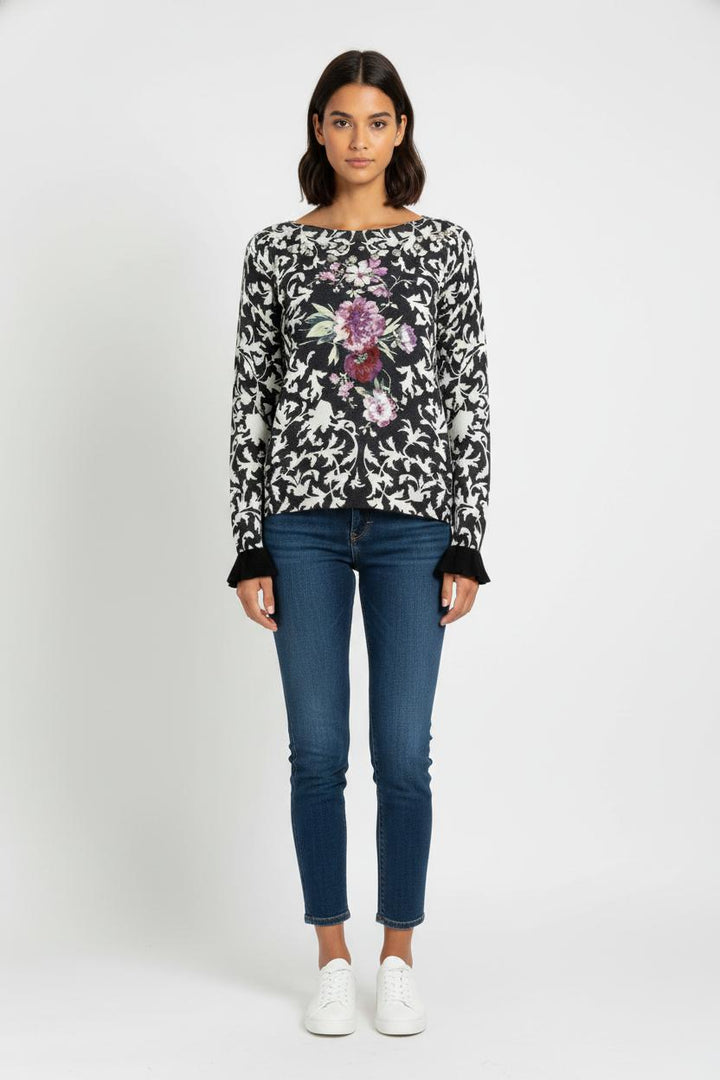 Pull Noir et Blanc - Taille M/38 de la marque Liu Jo | PARAD105214 - Vendu par Paradigme - Image 1