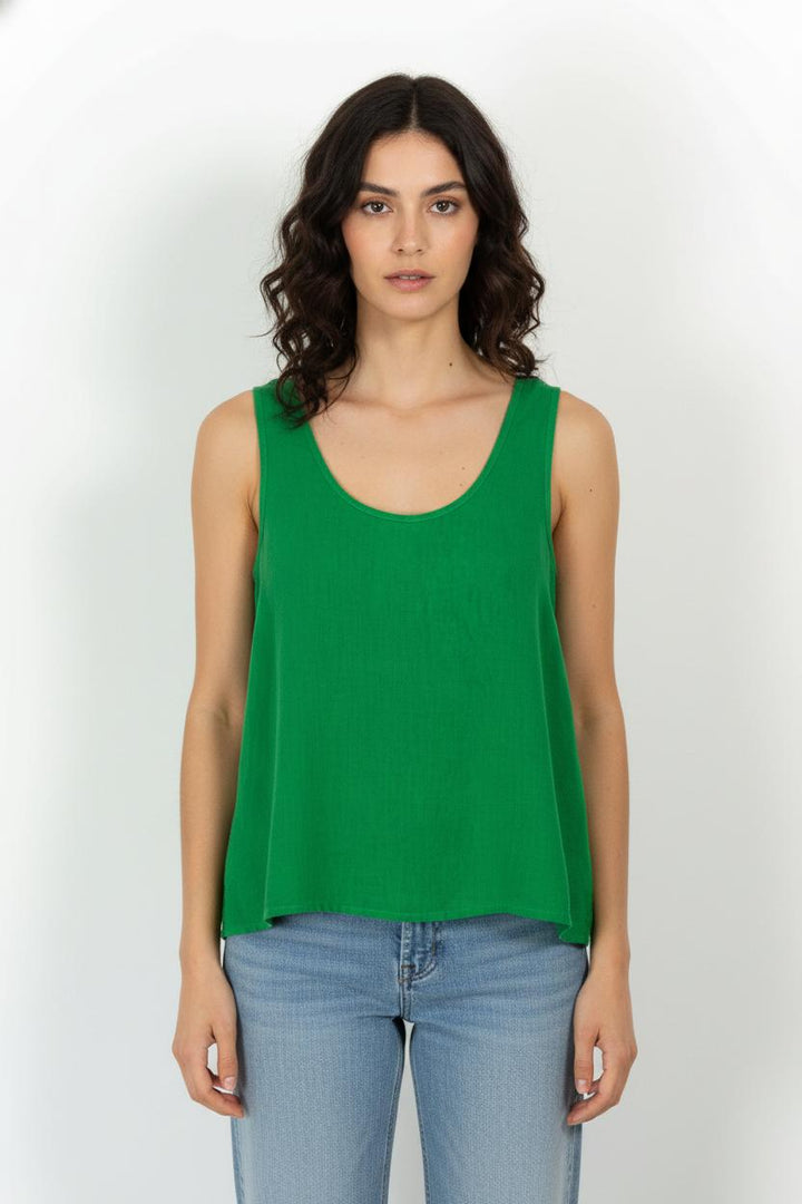 Débardeur Vert - Taille M/38 de la marque American Vintage | PARAD105217 - Vendu par Paradigme - Image 1