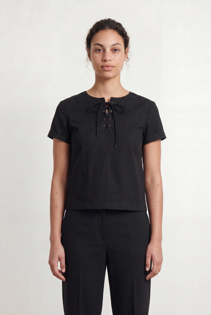 Blouse Noire - Taille L/40 de la marque Gerard Darel | PARAD105221 - Vendu par Paradigme - Image 1