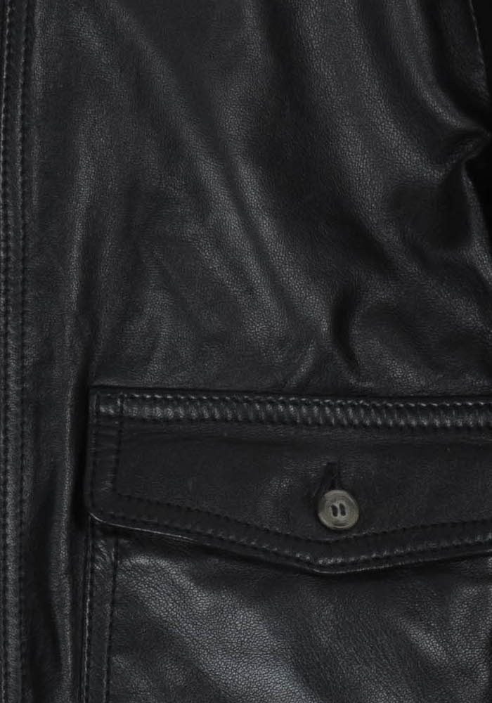 Blouson Noir - Taille XS/34 de la marque Ami Paris | PARAD105226 - Vendu par Paradigme - Image 3