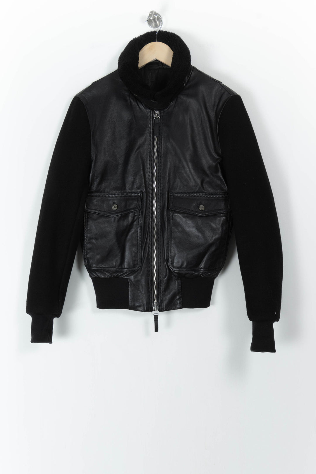 Blouson Noir - Taille XS/34 de la marque Ami Paris | PARAD105226 - Vendu par Paradigme - Image 2