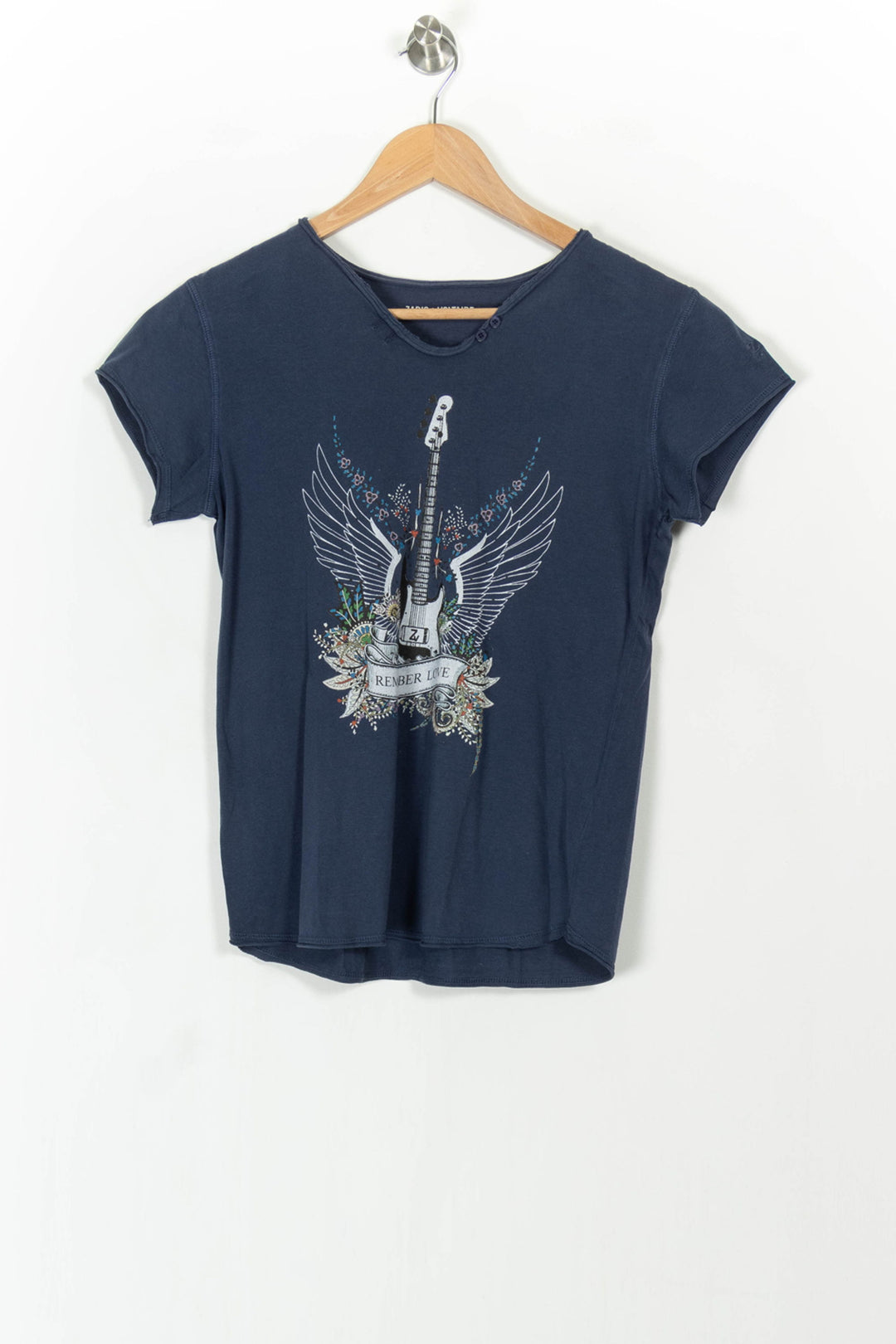 Tee-shirt Bleu - Taille S/36 de la marque Zadig&Voltaire | PARAD105231 - Vendu par Paradigme - Image 2