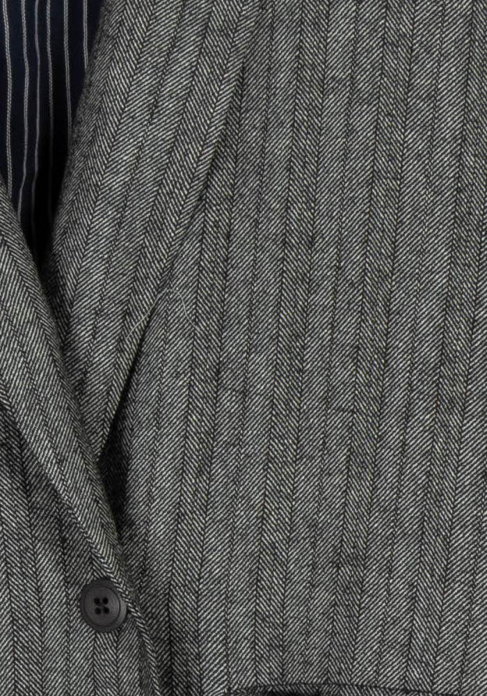 Blazer Gris - Taille M/38 de la marque Chloé Stora | PARAD105240 - Vendu par Paradigme - Image 3