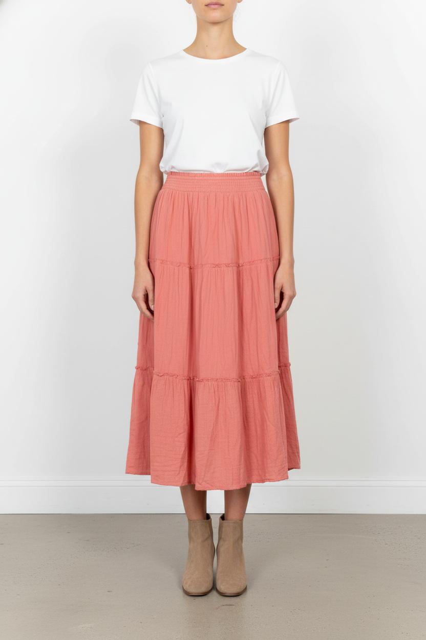 Jupe Longue Rose - Taille L/40 de la marque Petite Mendigote | PARAD105244 - Vendu par Paradigme - Image 1