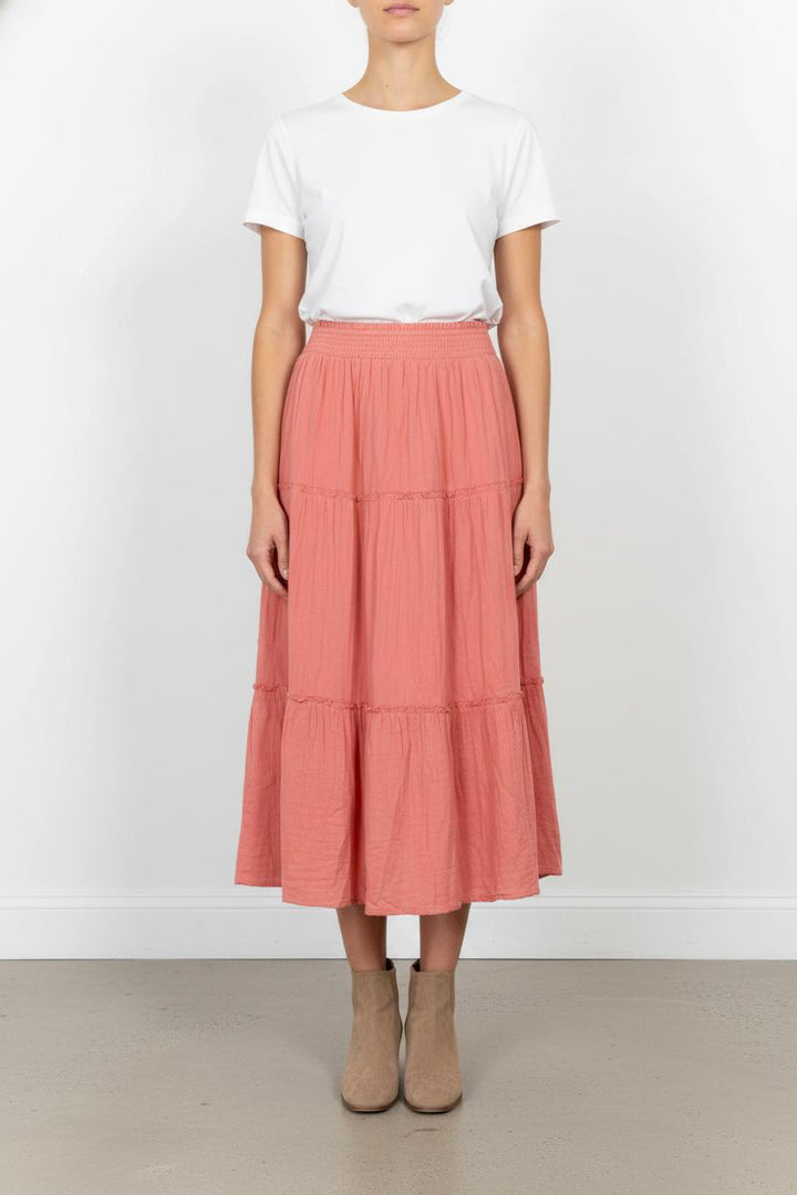 Jupe Longue Rose - Taille L/40 de la marque Petite Mendigote | PARAD105244 - Vendu par Paradigme - Image 1