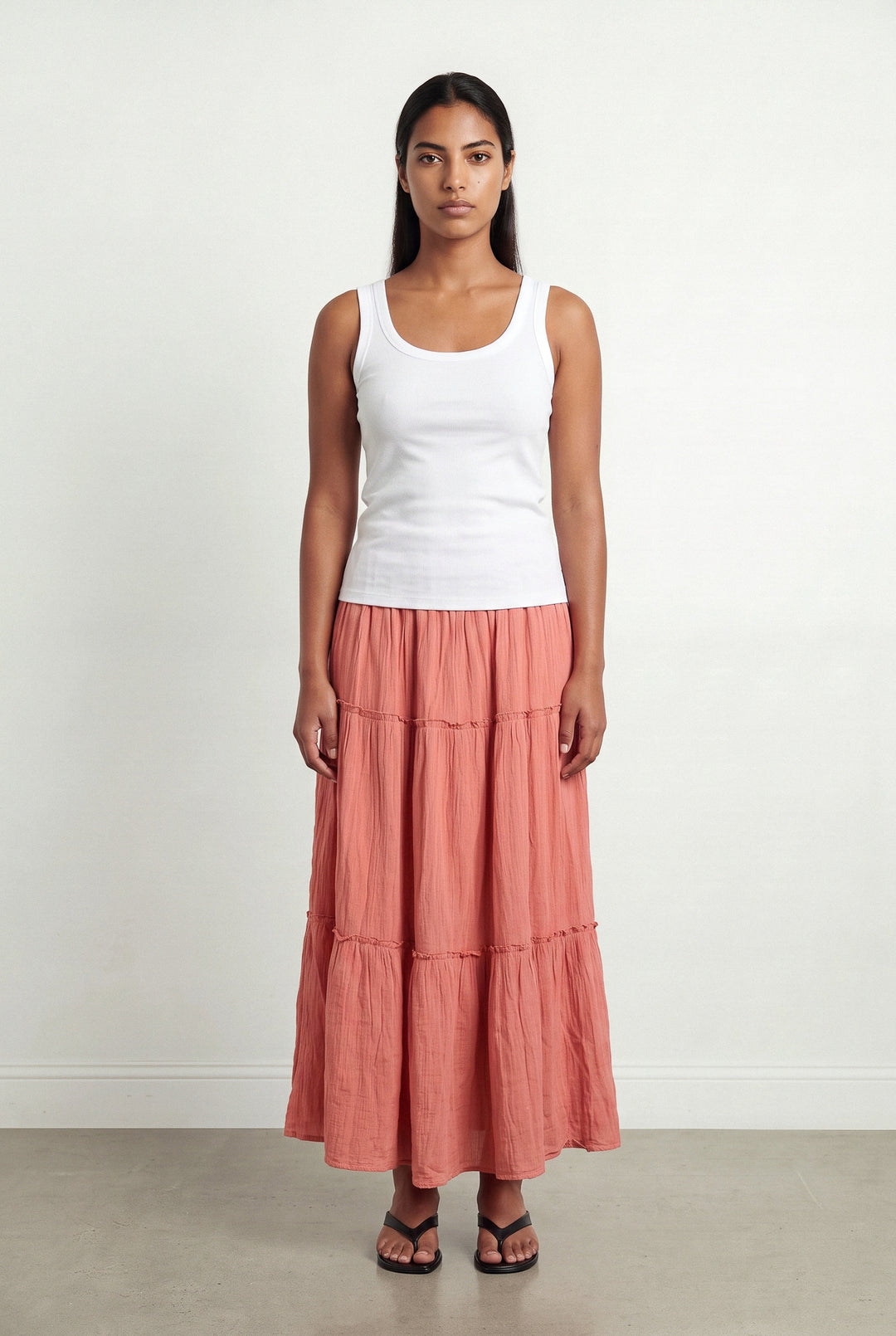 Jupe Longue Rose - Taille L/40