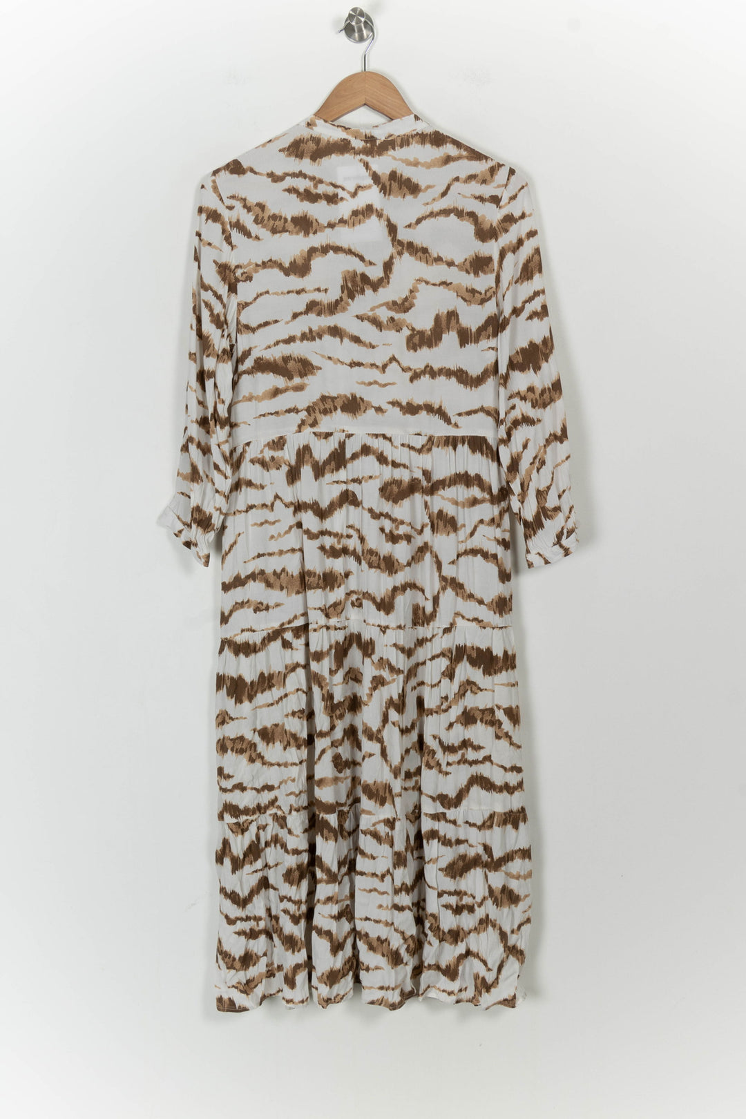 Robe Midi Beige et Marron - Taille M/38 de la marque Kookai | PARAD105245 - Vendu par Paradigme - Image 4