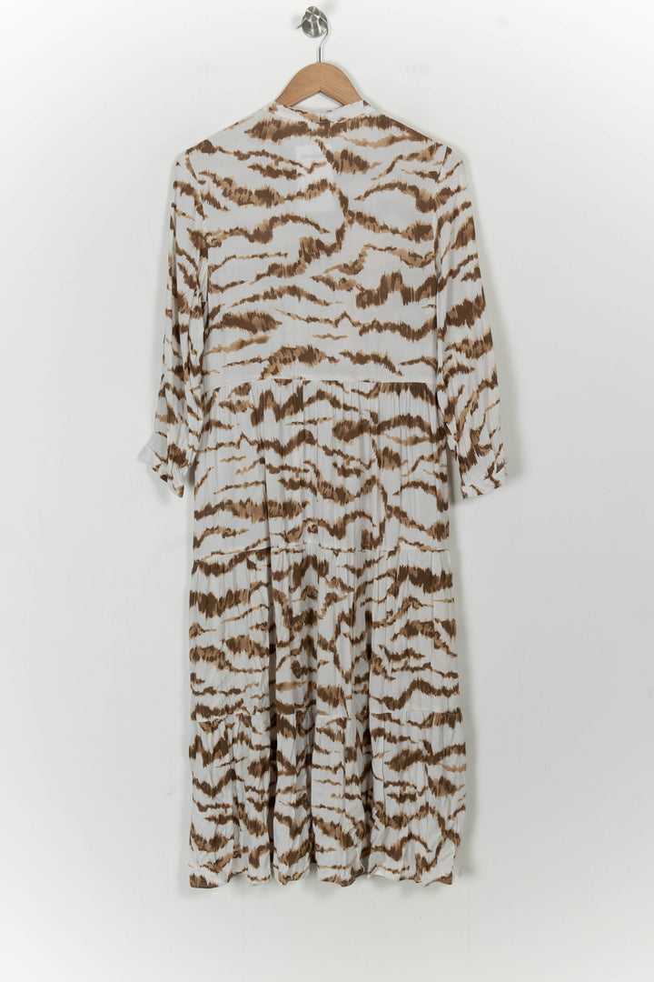 Robe Midi Beige et Marron - Taille M/38 de la marque Kookai | PARAD105245 - Vendu par Paradigme - Image 4