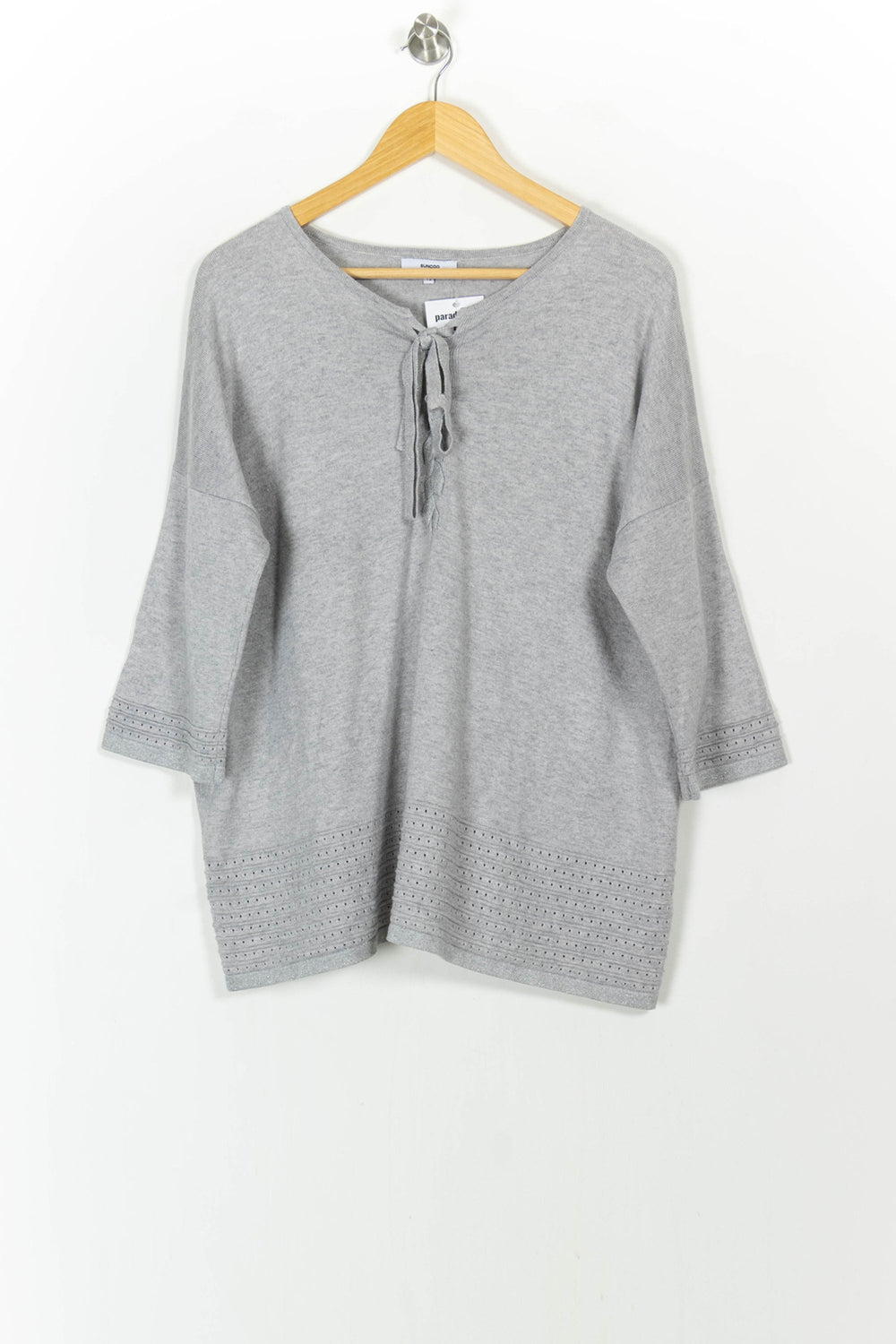 Blouse Grise - Taille M/38 de la marque Suncoo | PARAD105246 - Vendu par Paradigme - Image 2