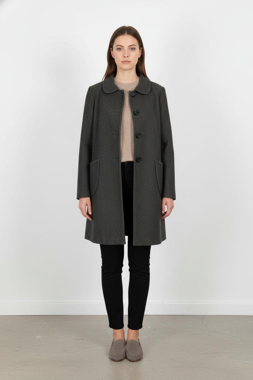 Manteau Gris - Taille M/38 de la marque Comptoir des Cotonniers | PARAD105259 - Vendu par Paradigme - Image 1