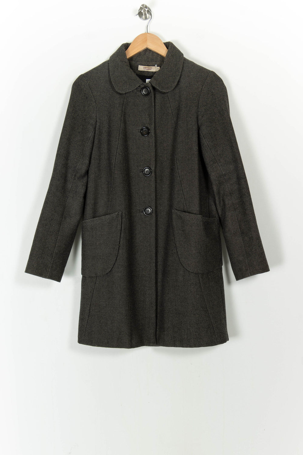 Manteau Gris - Taille M/38 de la marque Comptoir des Cotonniers | PARAD105259 - Vendu par Paradigme - Image 2