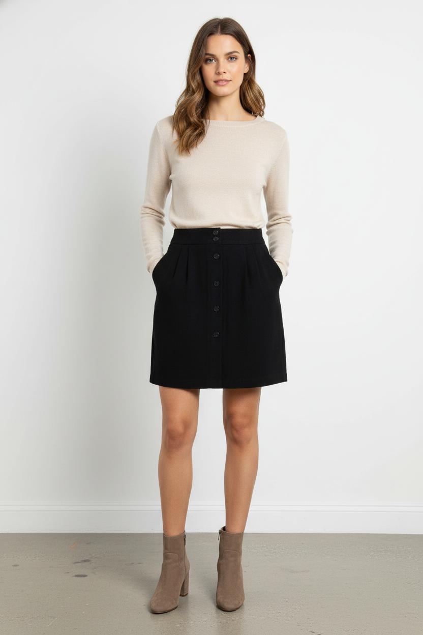 Jupe Courte Bleue - Taille S/36 de la marque Des petits hauts | PARAD105263 - Vendu par Paradigme - Image 1