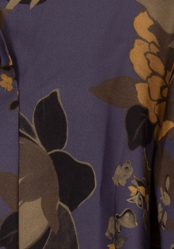 Blouse Violette et Marron - Taille XL/42 de la marque La Fée Maraboutée | PARAD105267 - Vendu par Paradigme - Image 3