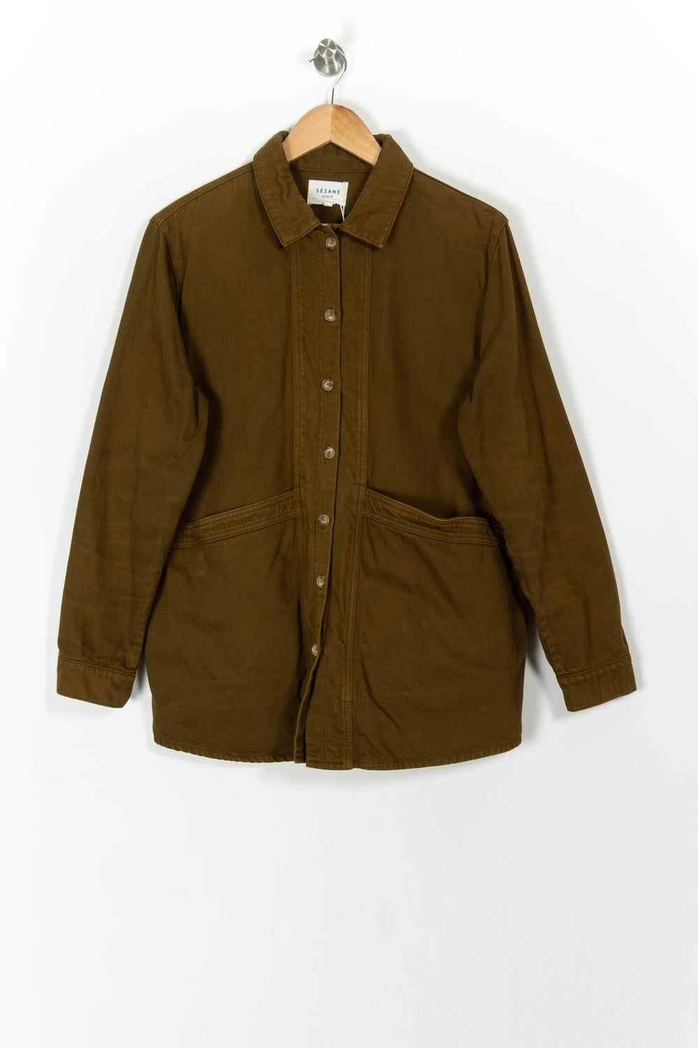 Veste Verte - Taille L/40 de la marque Sézane | PARAD105284 - Vendu par Paradigme - Image 2