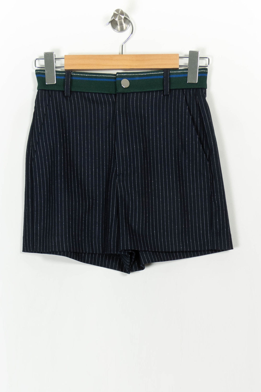 Short Bleu à Rayures - Taille XS/34 de la marque I.Code | PARAD105292 - Vendu par Paradigme - Image 2