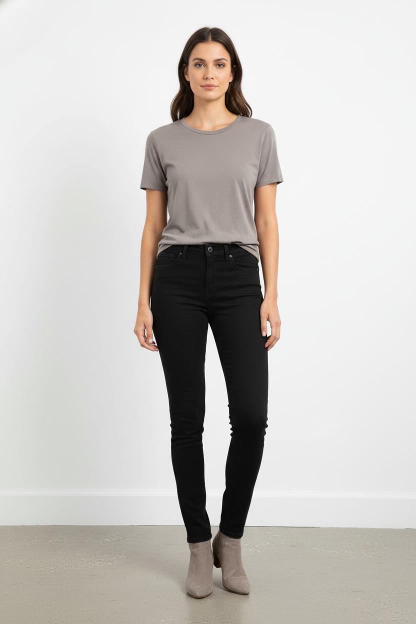 Jean Skinny Noir - Taille S/36 de la marque Levi's | PARAD105301 - Vendu par Paradigme - Image 1