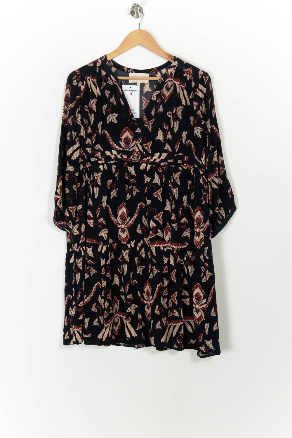 Robe Courte Bleu et Bordeaux - Taille S/36 de la marque ba&sh | PARAD105302 - Vendu par Paradigme - Image 2